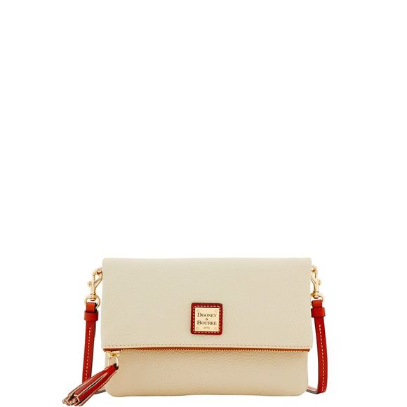 Dooney & Bourke Pebble Grain Foldover Zip Crossbody Bag